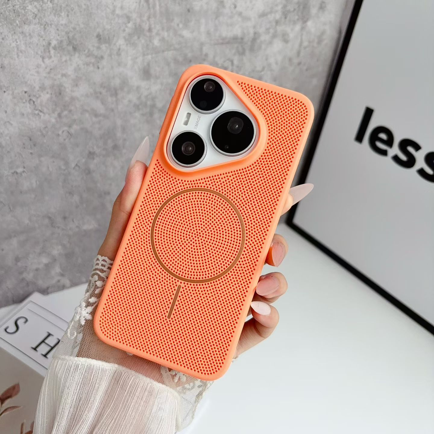 Huawei Pura 70 - 마그네틱 마그세이프 쿨링 통기성 쉘 케이스