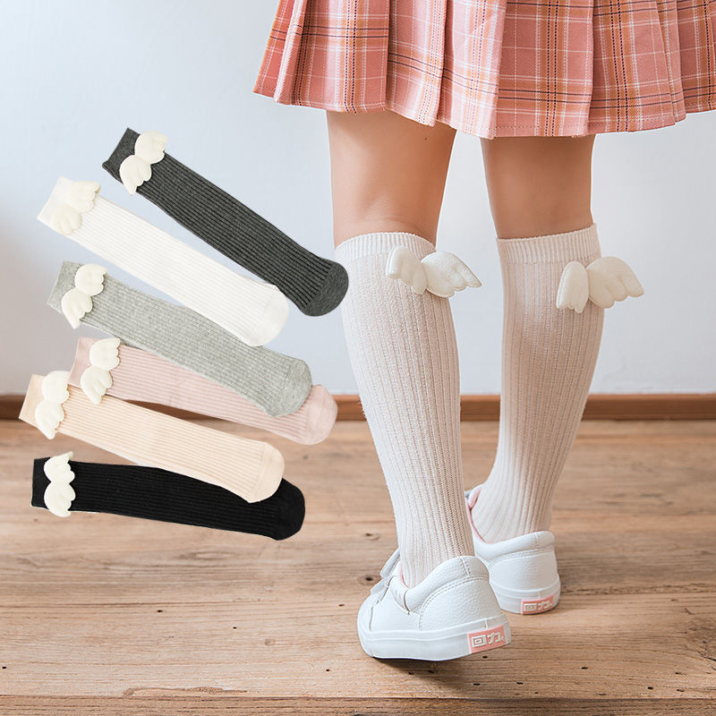 새 아기 소녀 양말 천사 날개 유아 소녀 긴 부드러운  - Baby Sock Oximeter 리뷰 및 가격