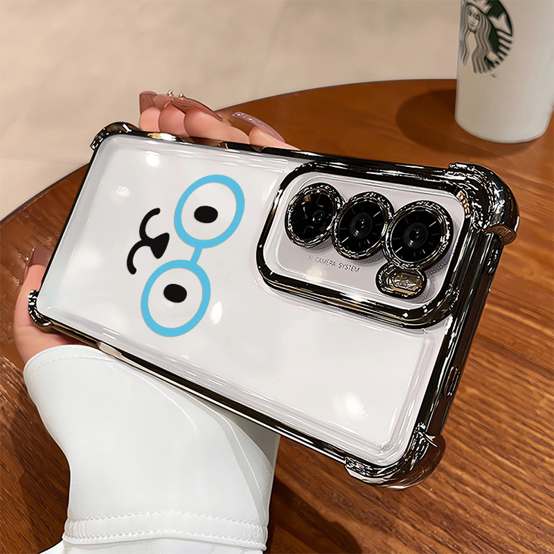 그래피티 귀여운 파란색 안경 디자인 OPPO A98 A - Oppo A78 리뷰 및 가격